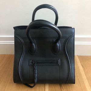 Celine Phantom Luggage Bag Black on Black
